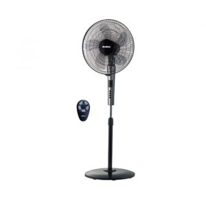 Stratos Control Silence Ventilateur sur pied noir